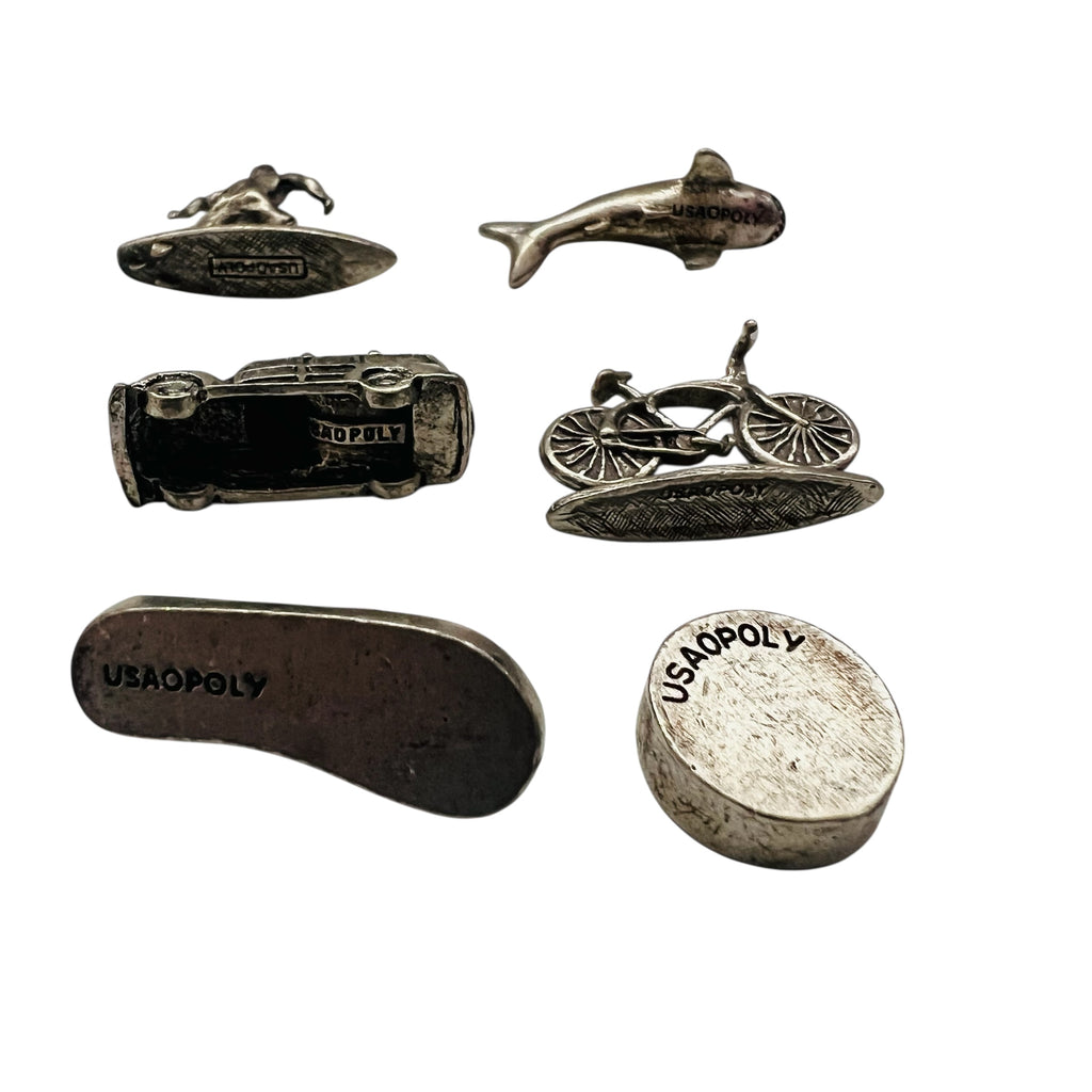 Monopoly Surfing Edition Game Replacement Pieces Hasbro 6PC