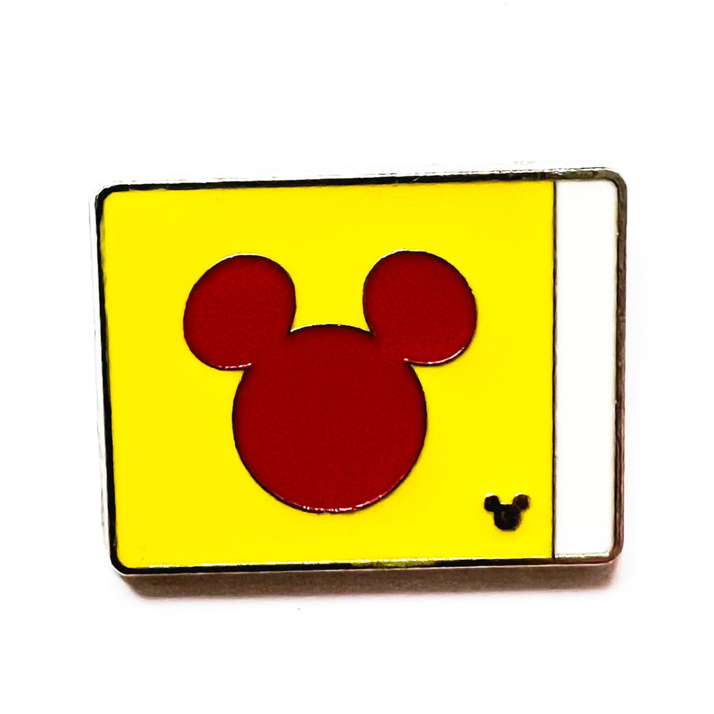 Disney Yacht Club Flag Yellow w/Red Hidden Mickey Pin