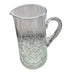 Vintage Crystal Pitcher Heavy Cut Glass Pitcher
