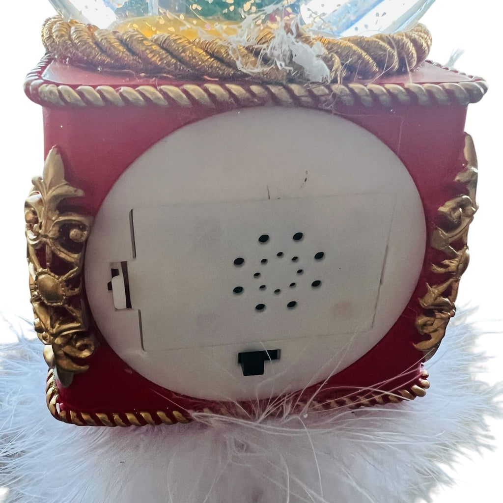 Kurt S. Adler Hollywood Nutcracker Dance Of The Sugar Plum Fairy Musical Water Globe Hat Nutcracker