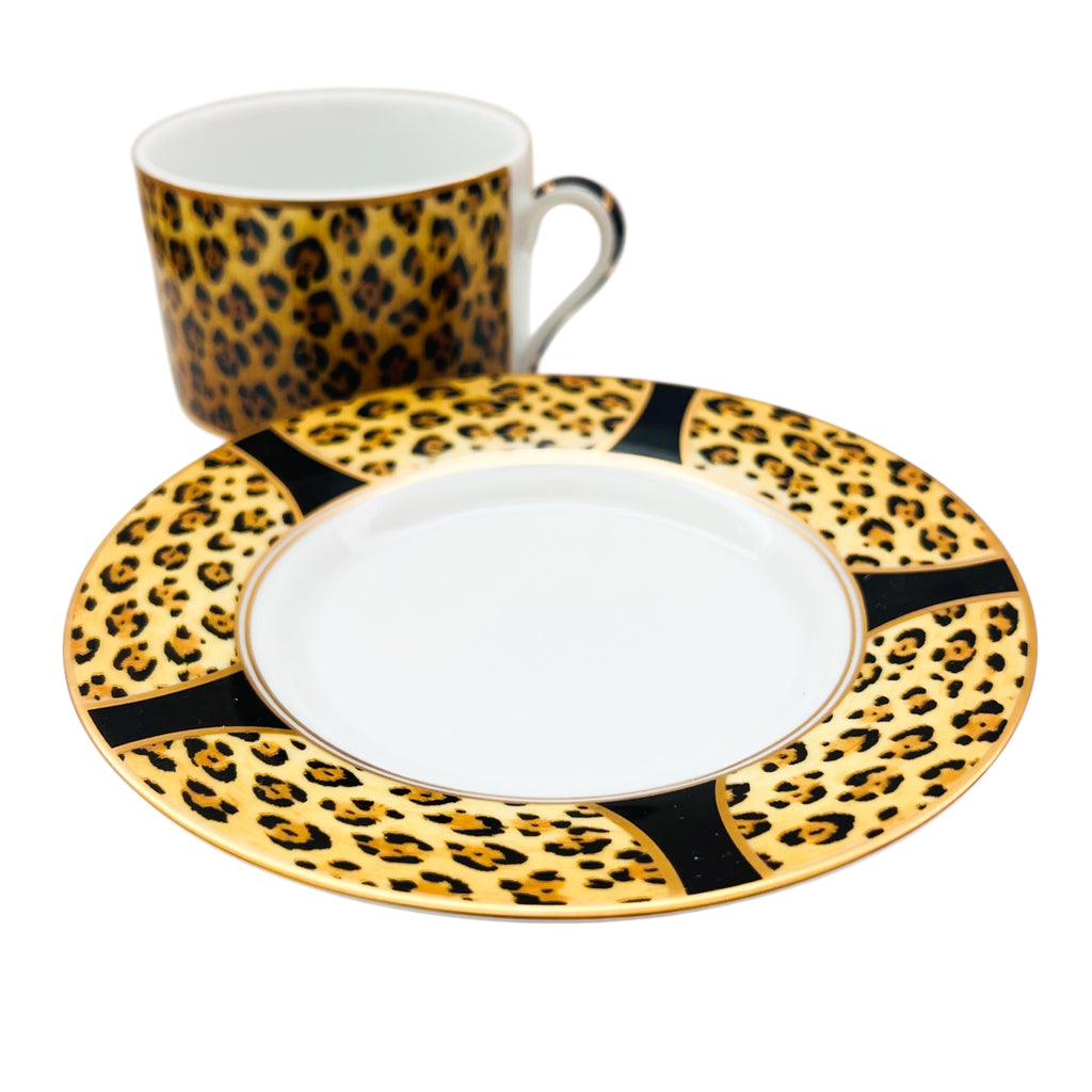Lynn Chase Amazonian Jaguar Cup & Saucer Set