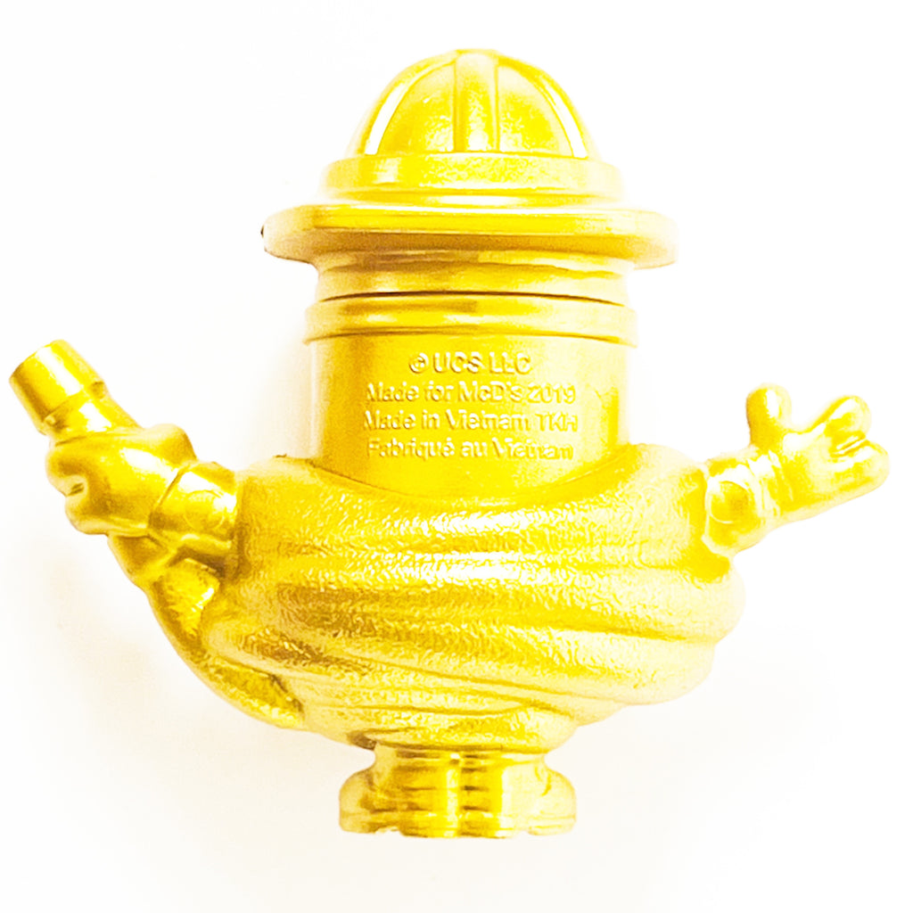 Minion Action Figure Gold Firefighter 2.5" McDonald's Despicable Me Rise of Gru