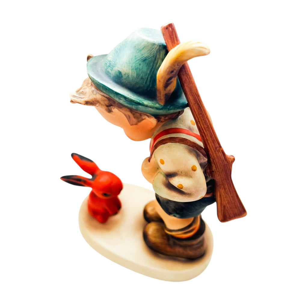 Vintage Hummel Sensitive Hunter Boy and Rabbit Western Germany Figurine