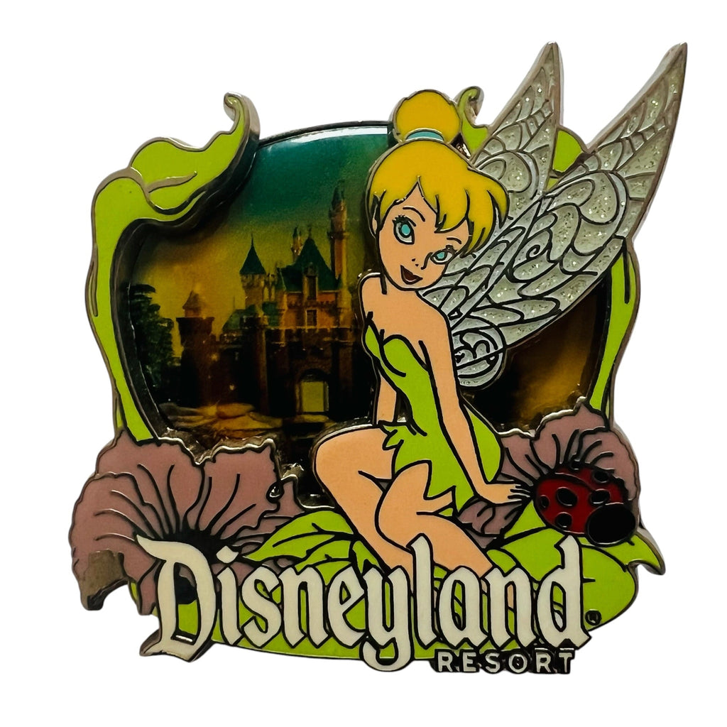 Disney DLR Disneyland Resort Tinker Bell with Cinderella Castle Pin