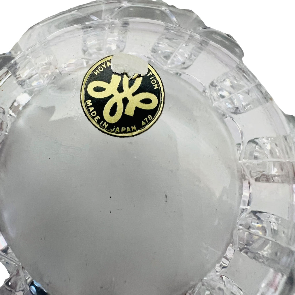 Hoya Crystal Japan Glass Caniste w/Lid
