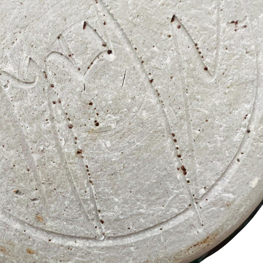 Vintage Ikebana Vase Flower Stem Pottery Bowl