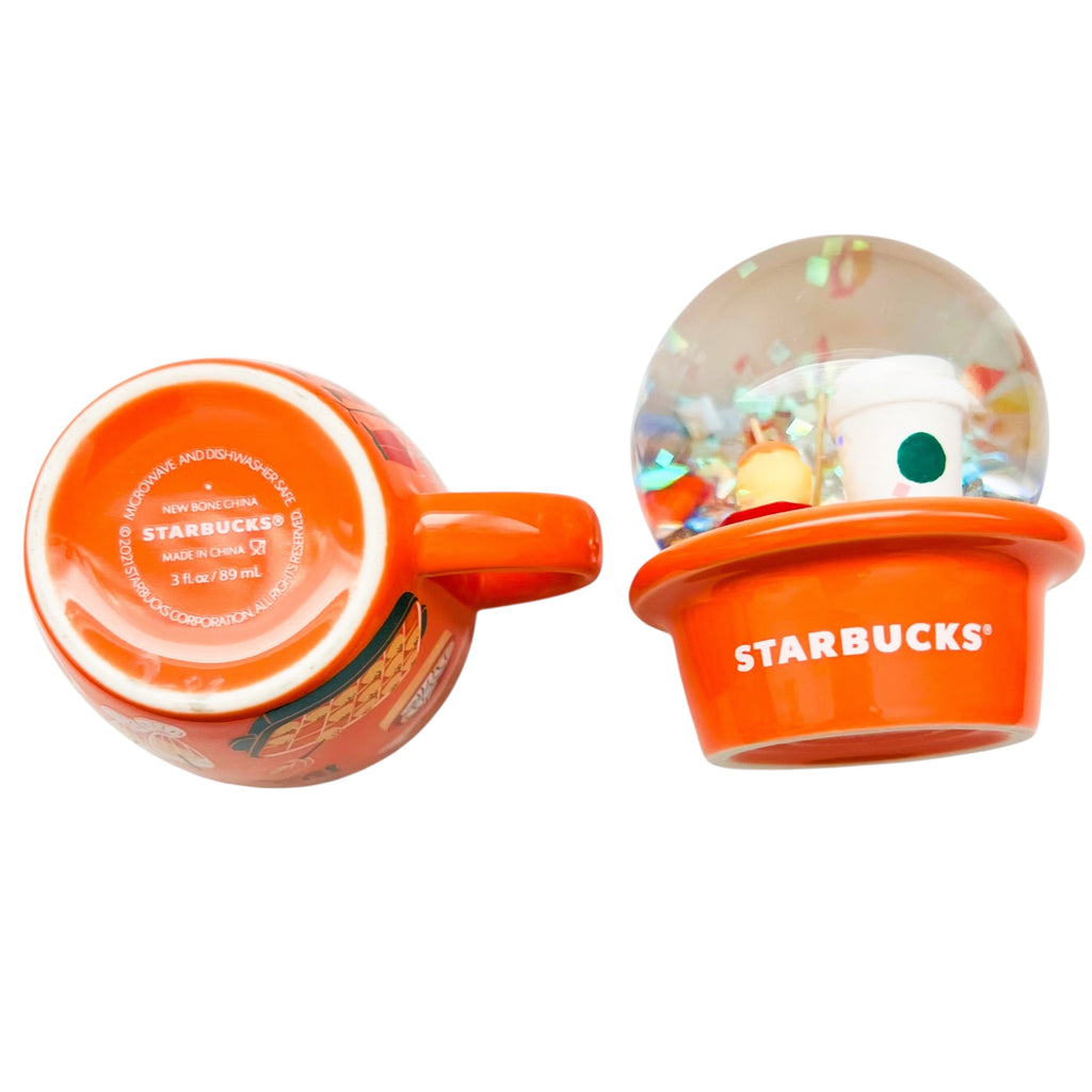 Starbucks Osaka Limited Edition Geography Series Takoyaki Japan Snow Globe Mug