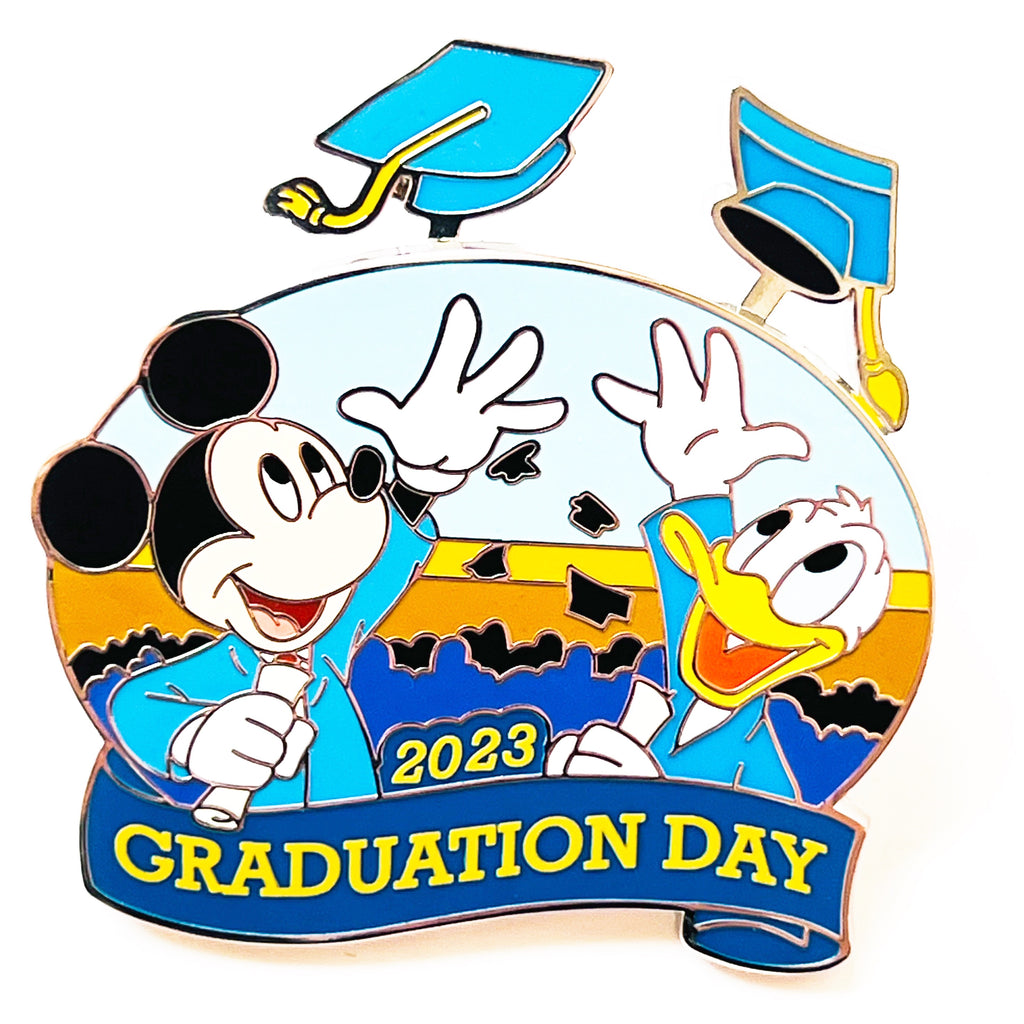 Disney Graduation Day 2023 Mickey Mouse and Donald Duck Limited Release Pin