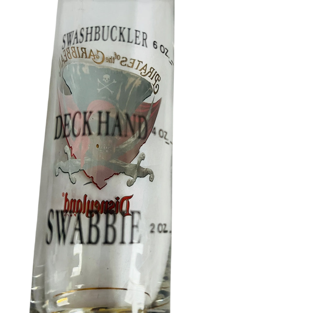 Disneyland Pirates of the Caribbean Tall Shot Glass