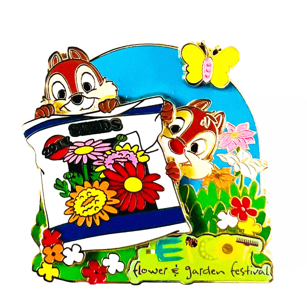 Disney Chip & Dale Flower & Garden Festival LE 5000 Pin