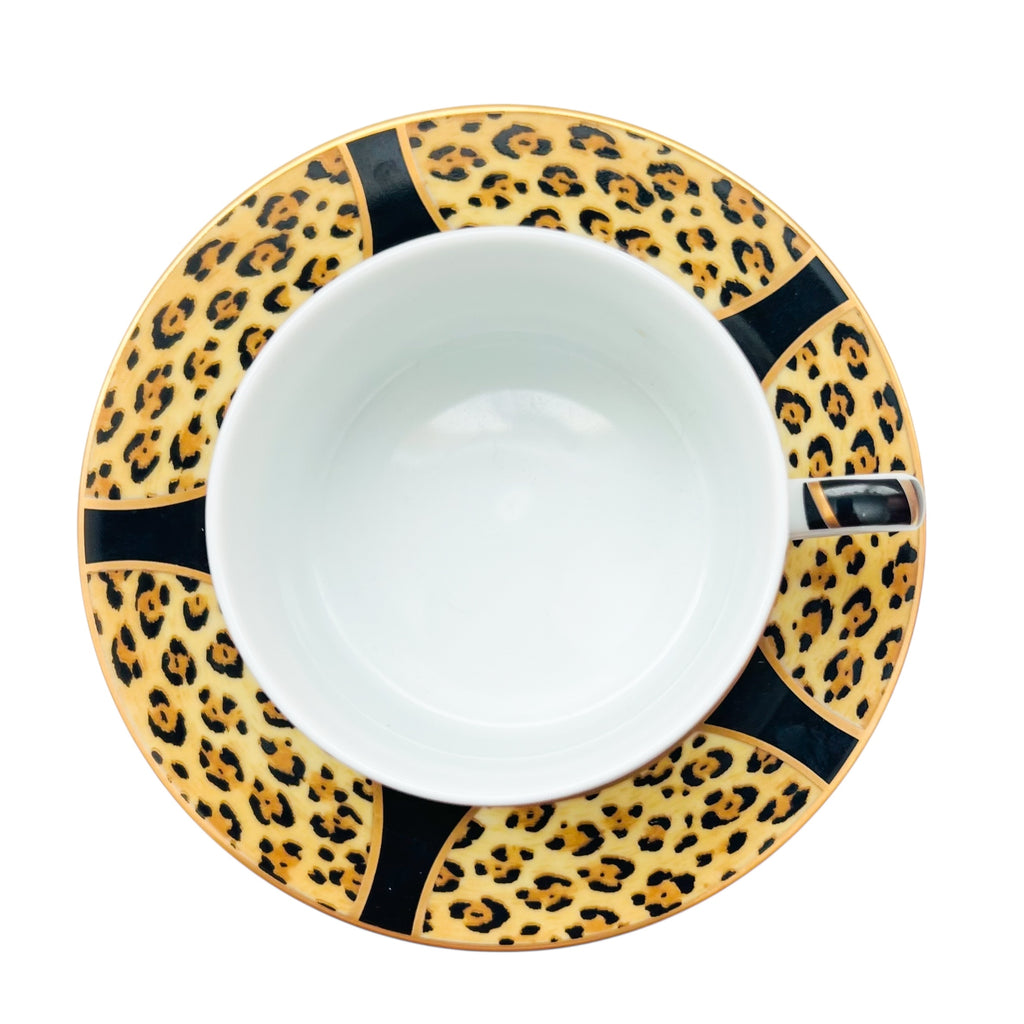 Lynn Chase Amazonian Jaguar Cup & Saucer Set