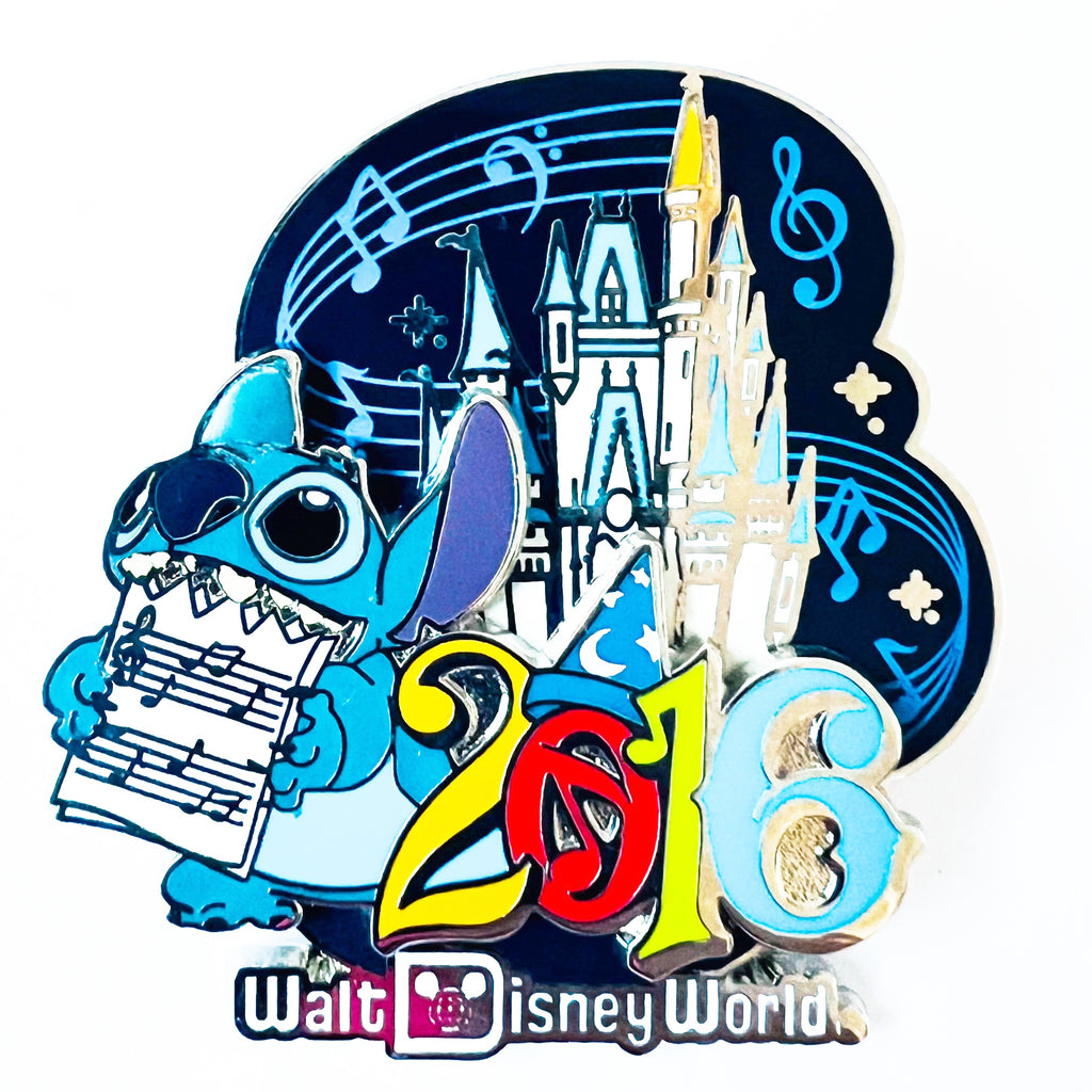Walt Disney World Stitch Eating Music Castle 2016 Pin
