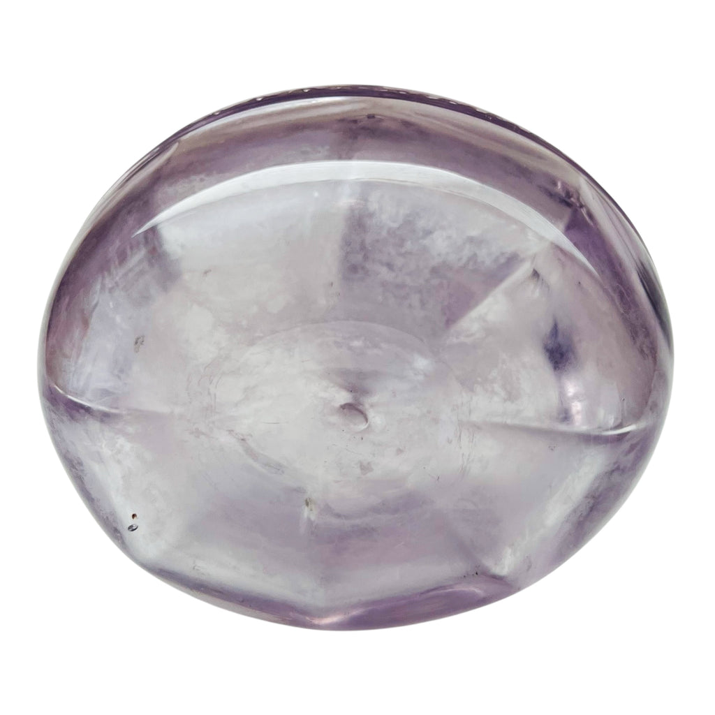 Vintage Purple Cut Crystal Cruet Bottle with Stopper