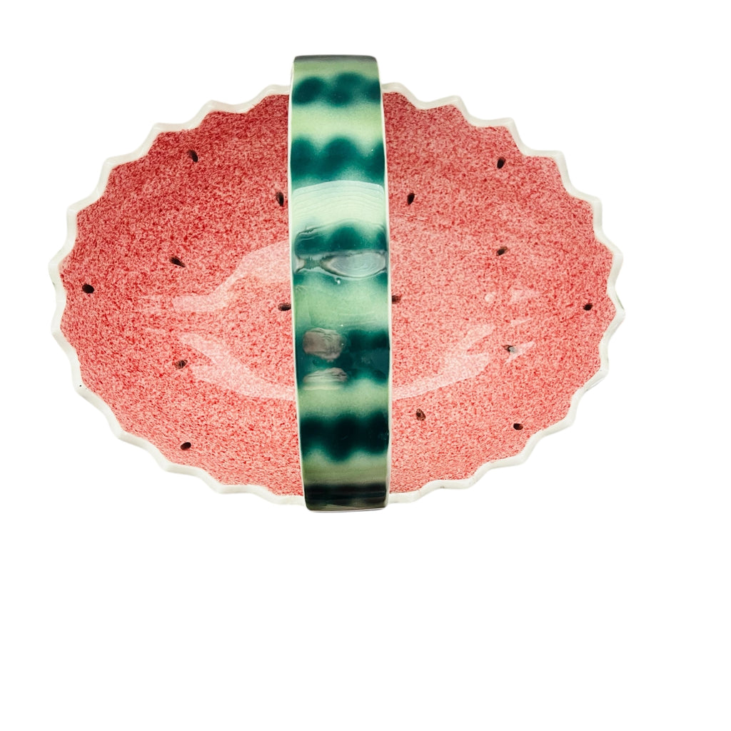Shafford Original frm Japan Ceramic Watermelon Bowl Basket