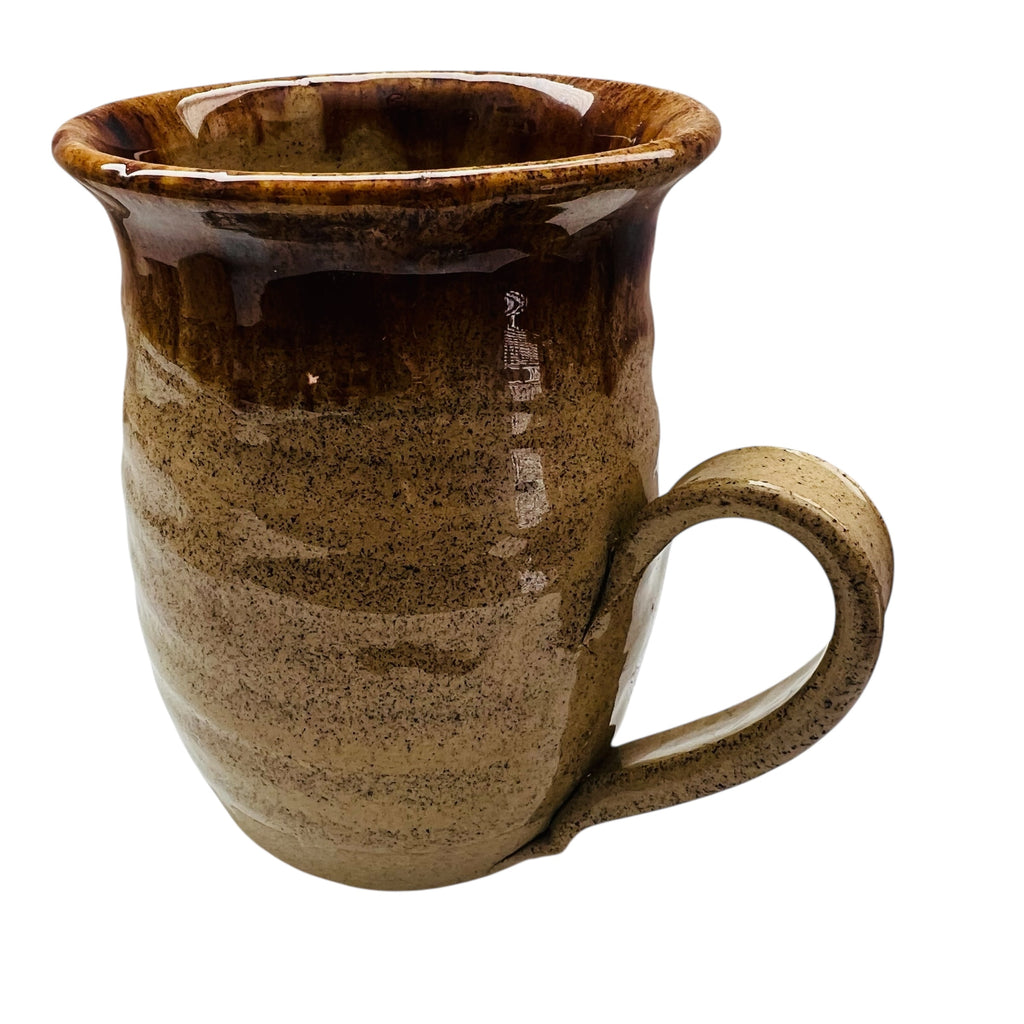 Vintage Pretty Ugly Pottery Whimsical Funny Face Mug Made in Wales