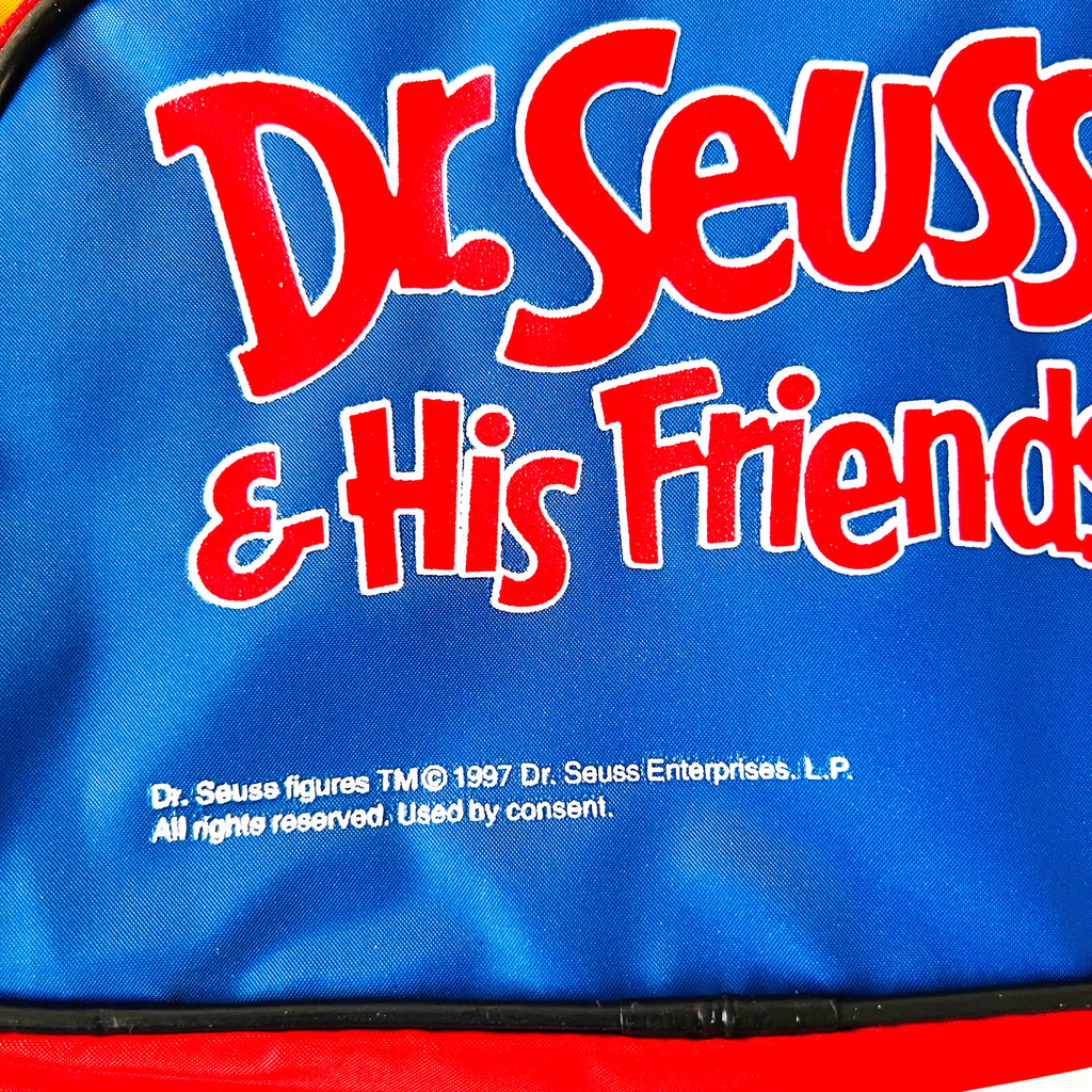 Vintage Dr. Seuss & His Friends 1997 Backpack & 5 Hardcover Books