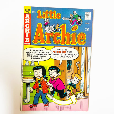 Vintage Archie Comic Book Little Archie 1975 Archie Series No. 92