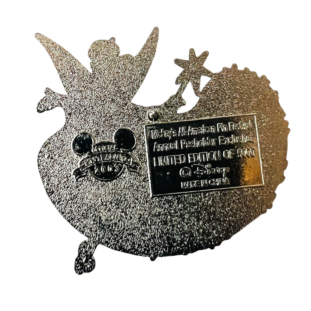 Disney Mickey's All American Pin Festival 2003 Tinker Bell Passholder Exclusive LE Disneyland Resort Pin