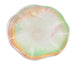 Vintage Murano Art Glass Ruffle Edge Multi Coloured Italian Bowl