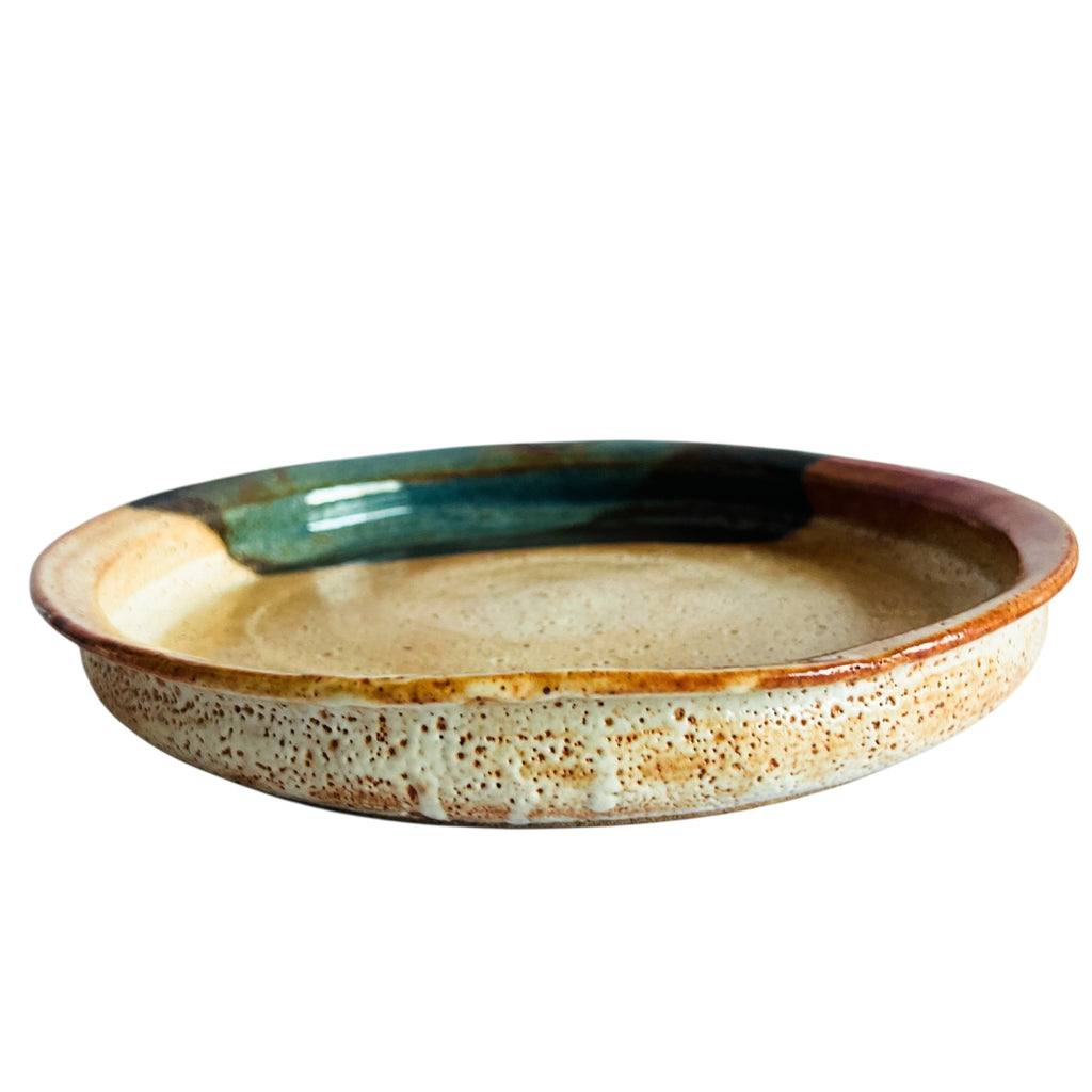 Studio Pottery Hand-painted Serving Dish Plate