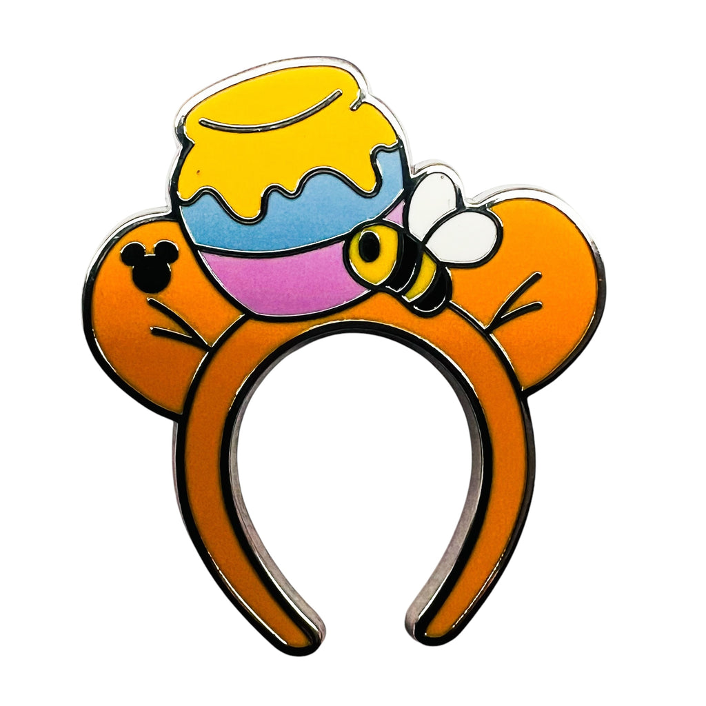 Disneyland Winnie the Pooh Earbands Hidden Mickey DLR 2025 Pin