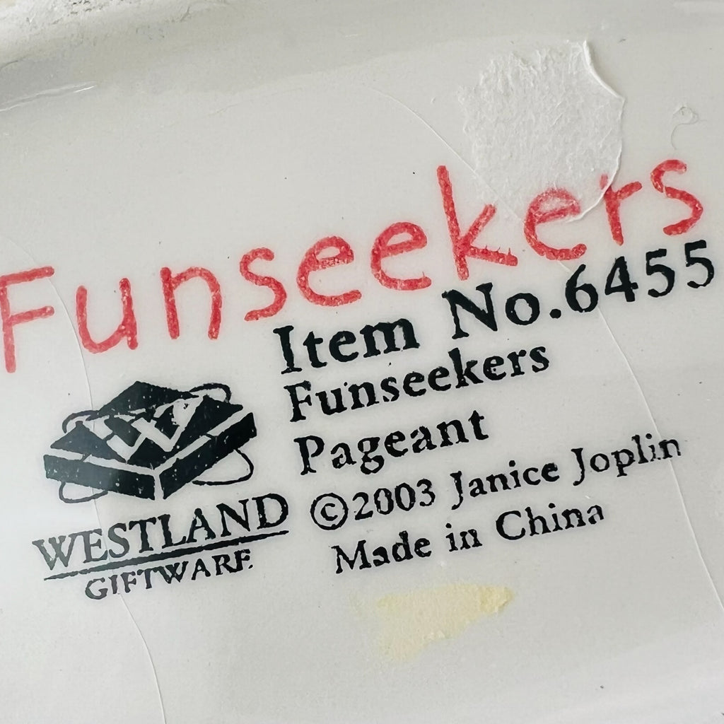 Vintage 2004 Westland Janice Joplin Funseekers Pageant Ceramic Vase