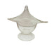 Jack In The Pulpit Hand Blown Crystal Bowl Vase