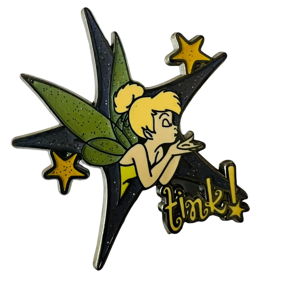 Disney Tinker Bell Tink Star Sparkle Kiss Pin