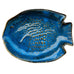 Vintage Kotobuki Cobalt Blue Fish Pottery Dish Plate