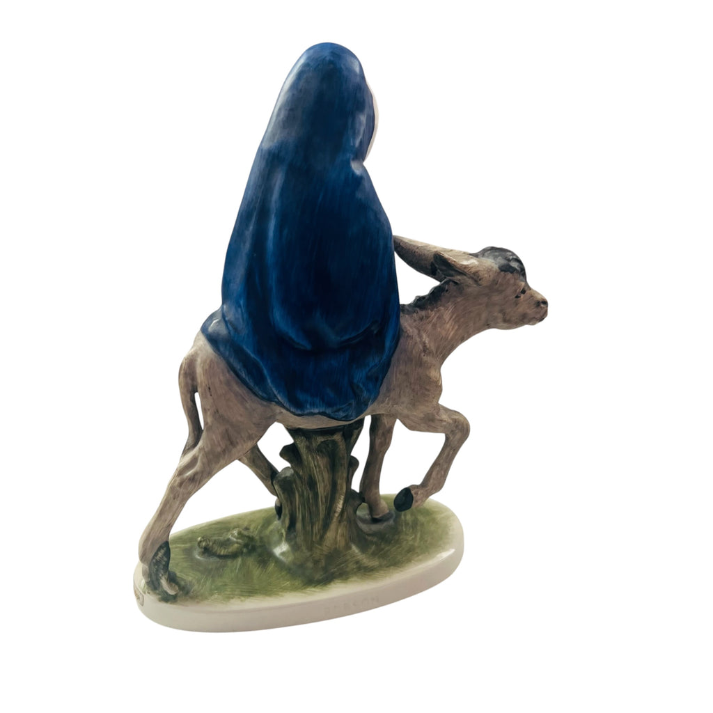 Vintage Goebel Germany Mary And Jesus On A Donkey Figurine