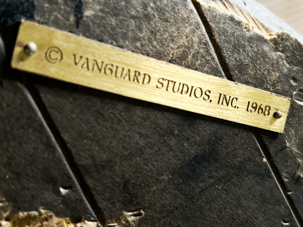 Vintage 1968 VanGuard Studios Du Monde Ornate Globe Wall Hanging