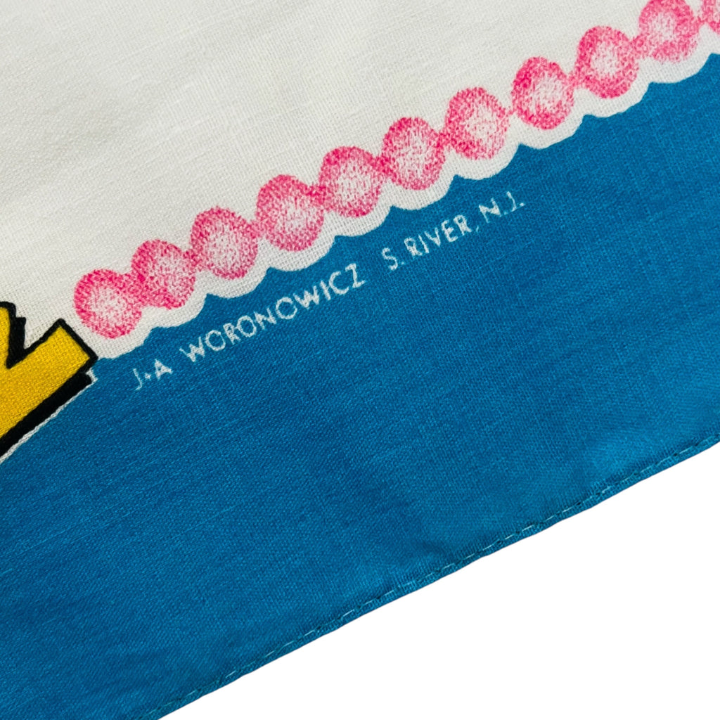 Vintage The Walt Disney Company Minnie and Daisy Cartoon Bandana Scarf