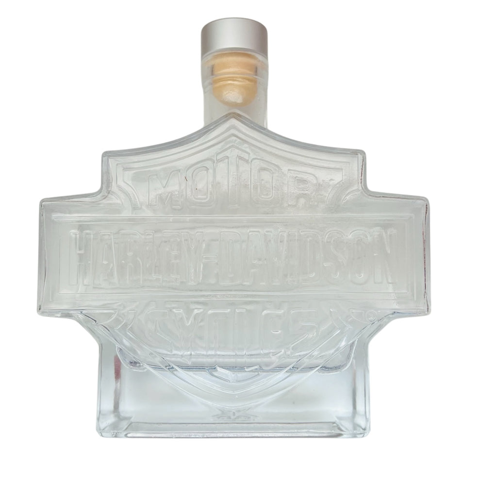 Harley Davidson Genuine Whiskey Glass Empty Decanter Bottle