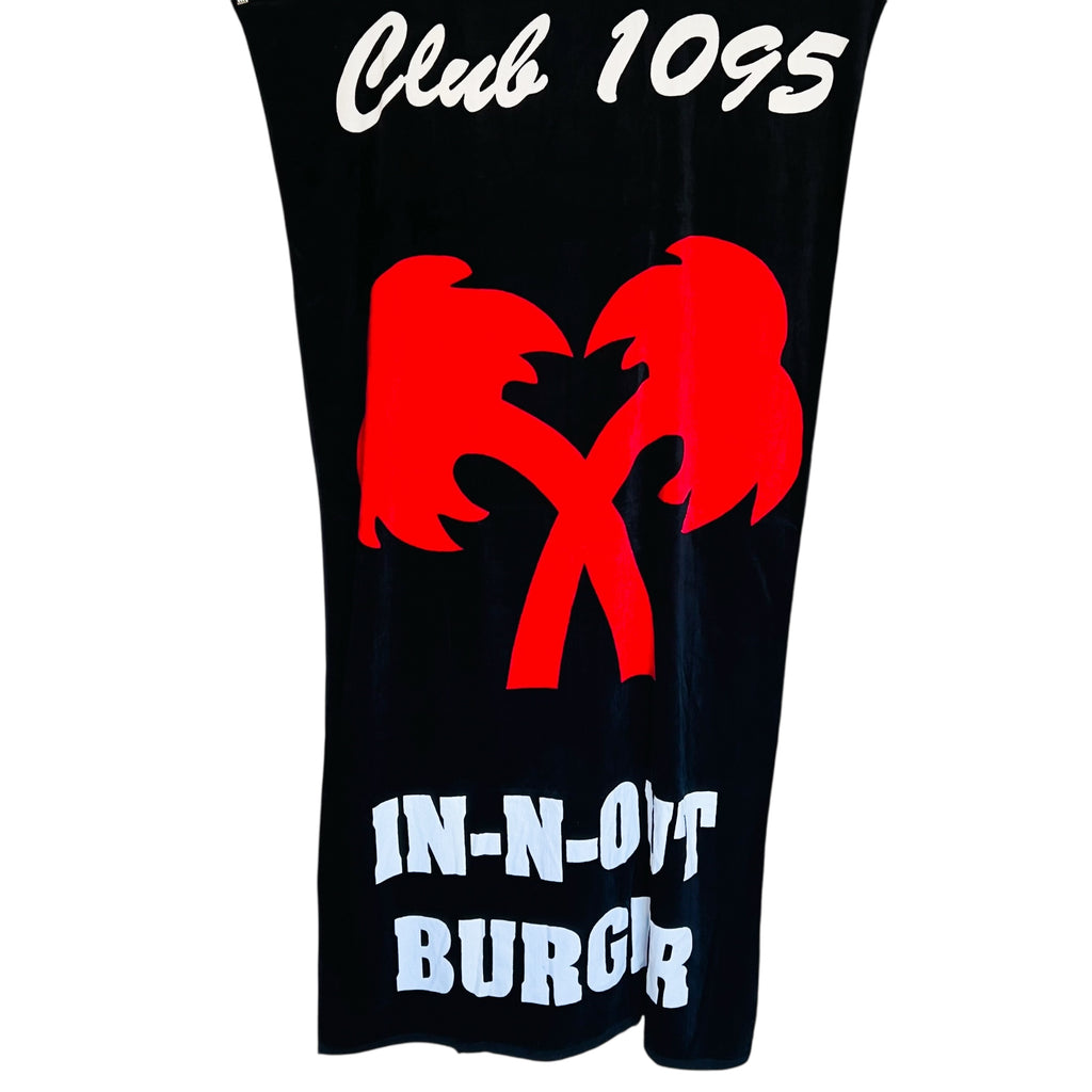 In-N- Out Burger Club 1095 100% Cotton Palm Trees Beach Towel