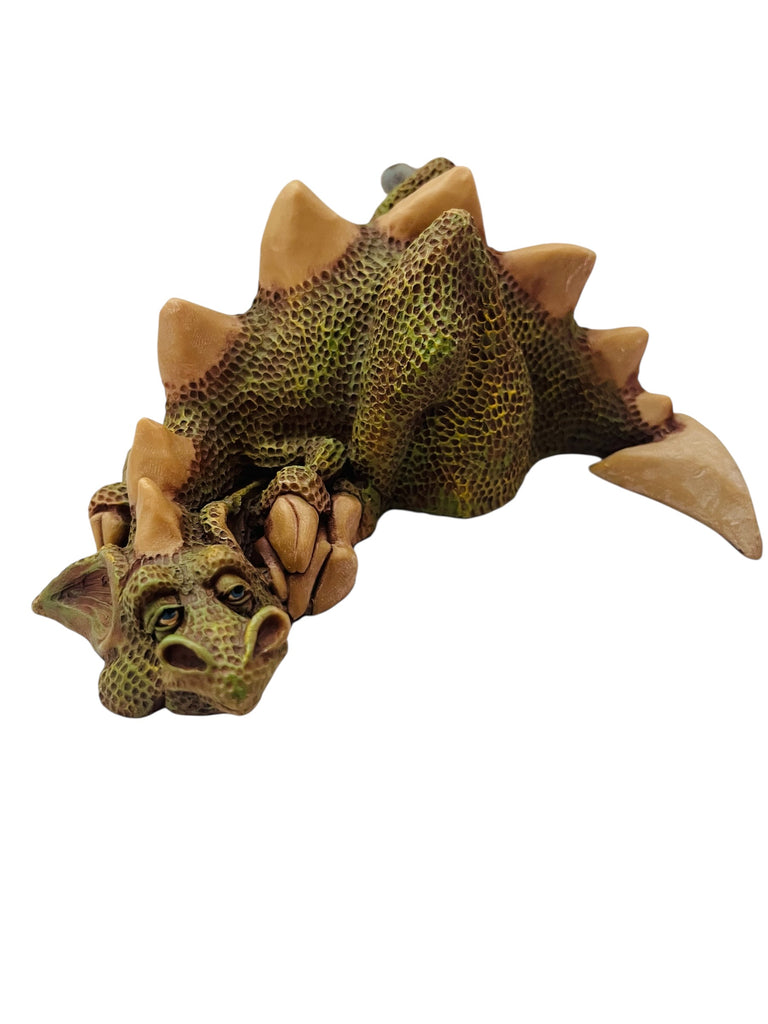 Vintage Dragon Laying Down Figurine