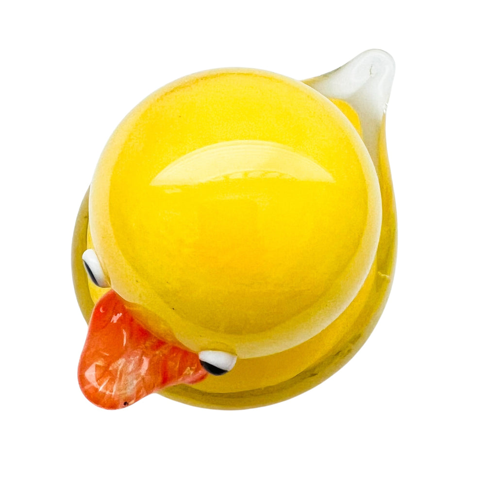 Vintage Rubber Ducky Blown Art Glass Figurine