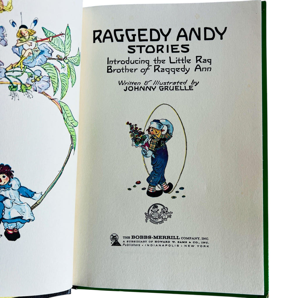 Raggedy Ann Stories 1960 & Raggedy Andy Stories 1961 Johnny Gruelle Books