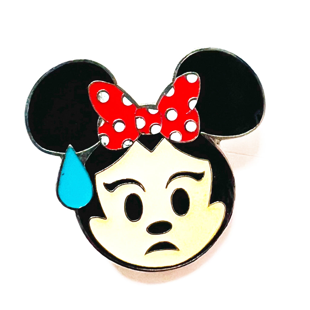 Disney Minnie Mouse Emoji Blitz Sad Pin