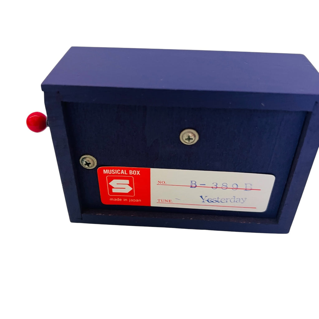 Vintage JAPAN Musicale Musical Wind Up Clown Box