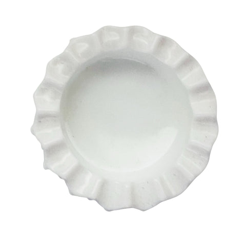 Vintage Hobnail Milk Glass Ashtray Trinket Bowl