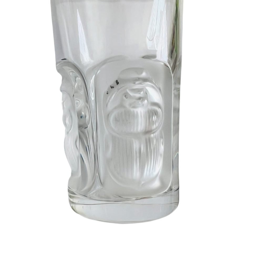 Lalique Crystal Khepri Signed Glass Tumbler