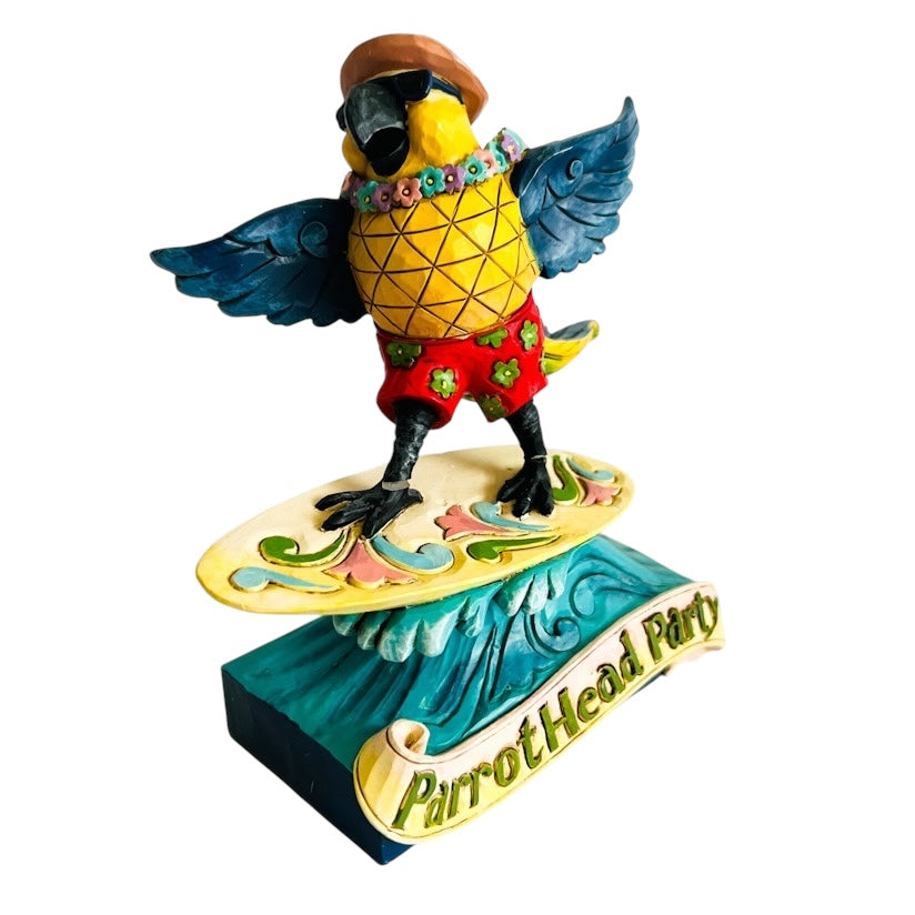 Jim Shore Margaritaville Parrot Head
Party Surfing Wave Beach 6001069
Figurine