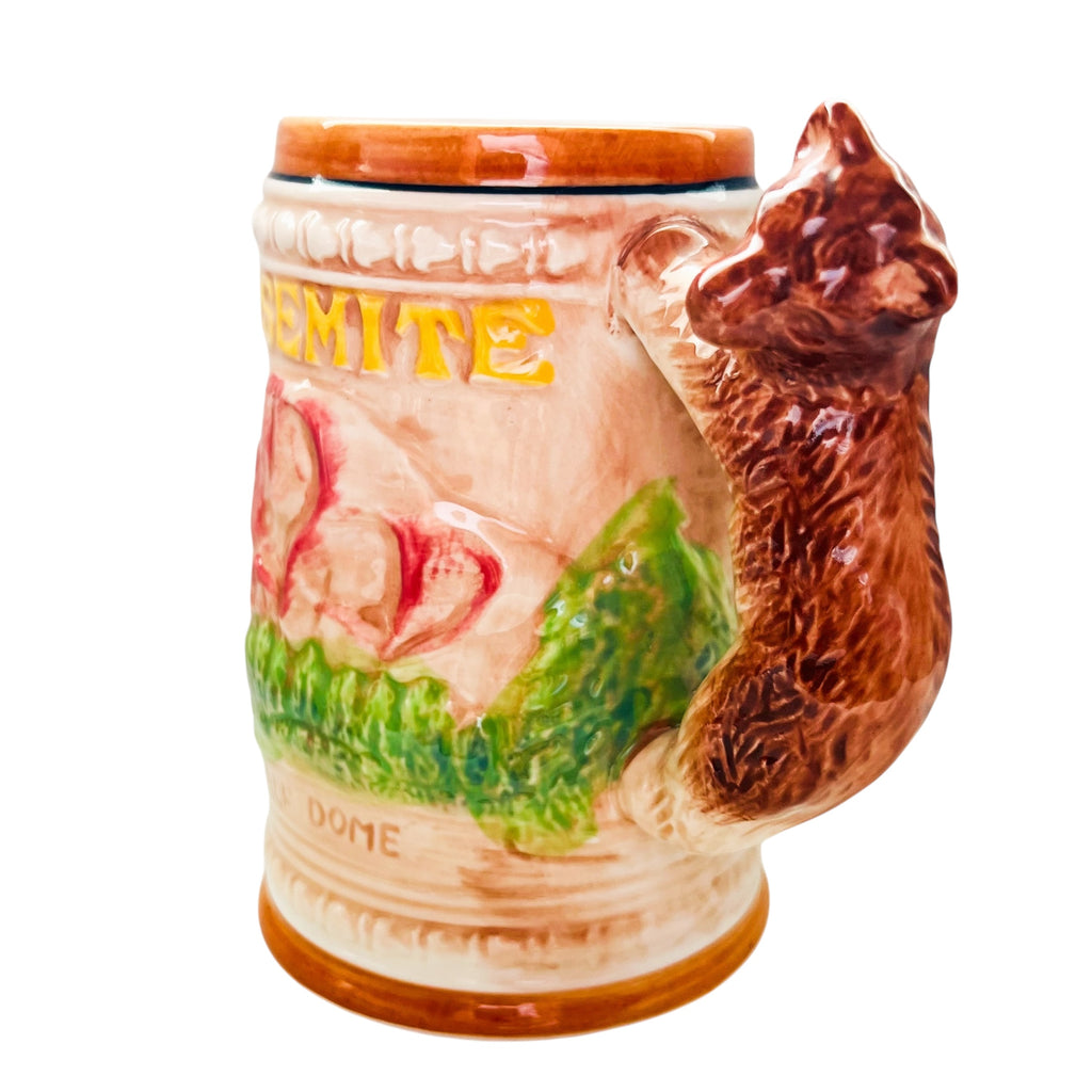 Vintage Yosemite Half Dome El Capitan Bear Handle Mug