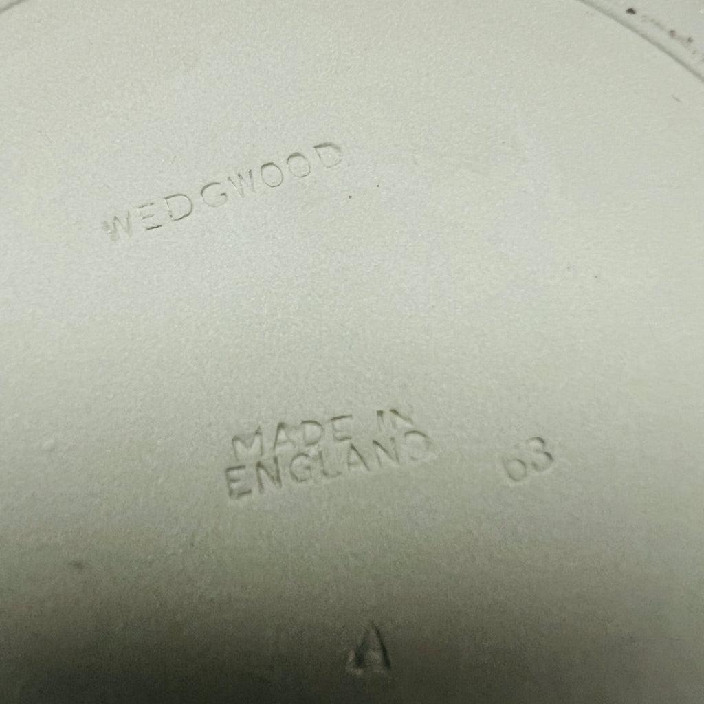 Vintage Wedgwood England Jasperware Green Candle Holders -A Pair