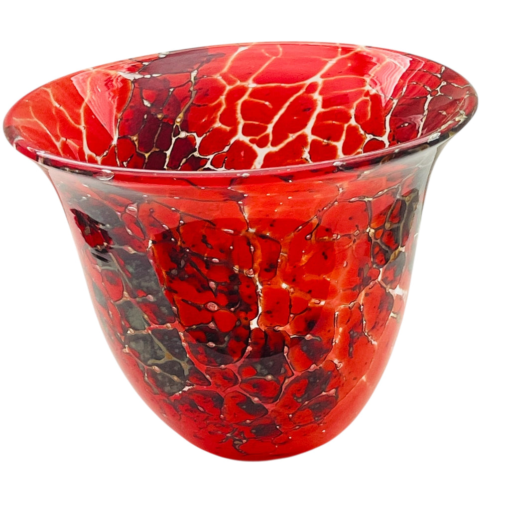 Vintage Studio Art Glass Signed Quazar Vase