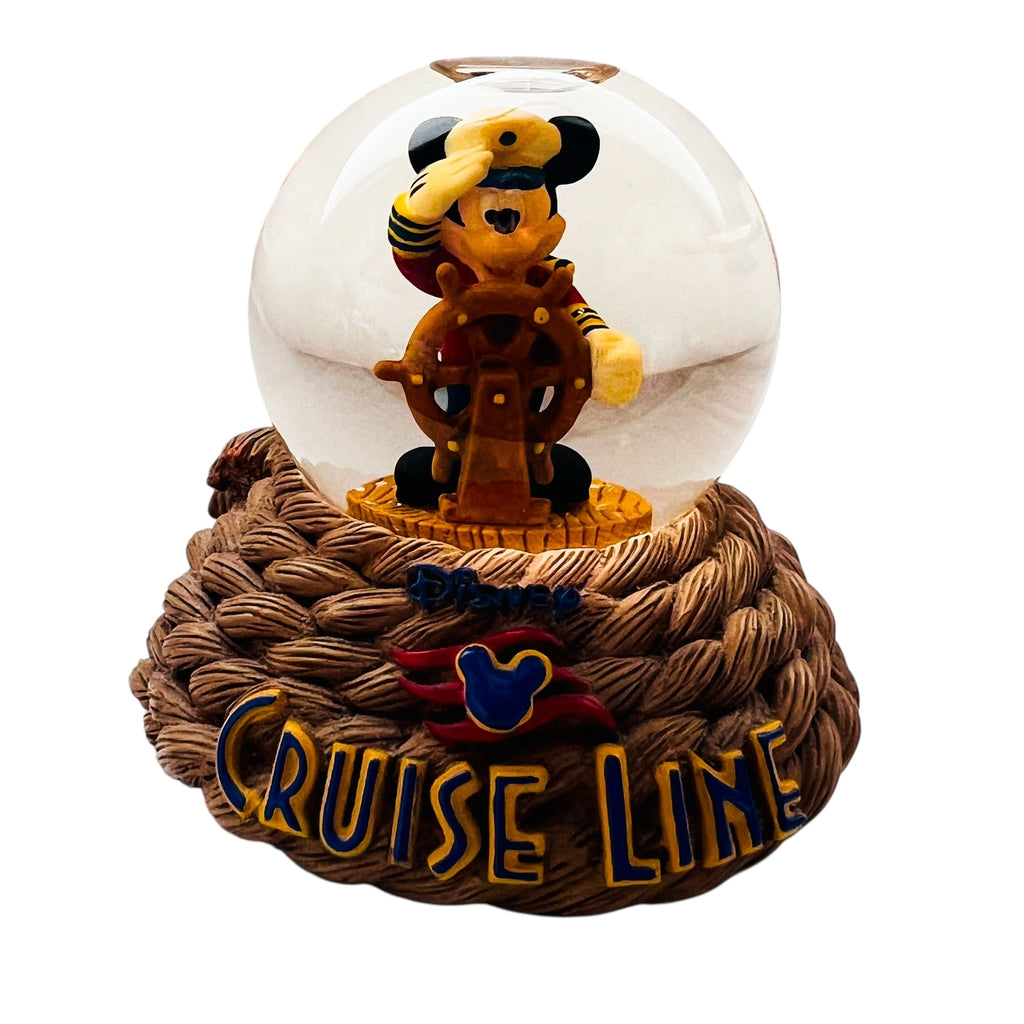 Disney Cruise Line Nautical Mickey Snow Globe