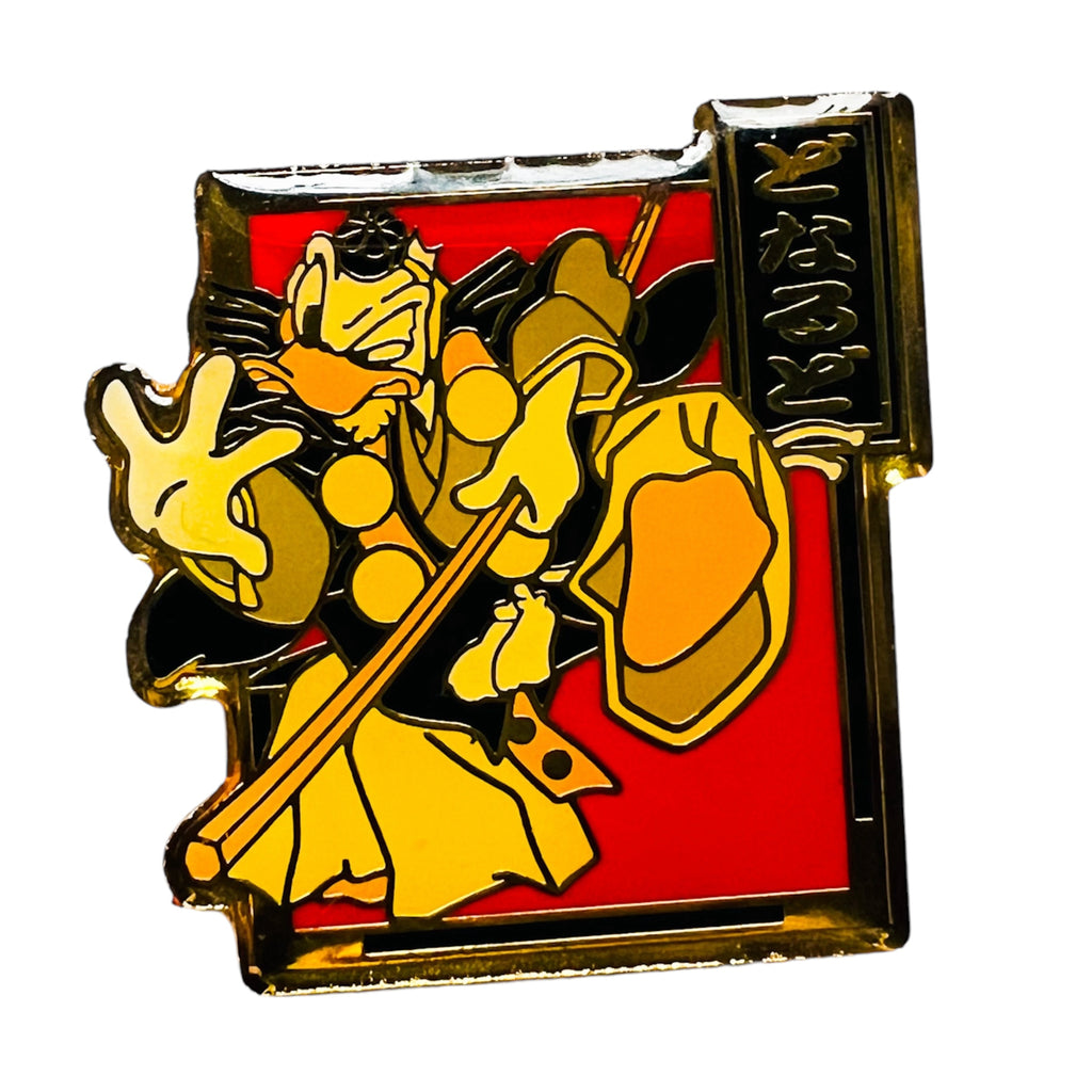 TDL Tokyo Disneyland Japan Donald Duck Warrior Kabuki Pin