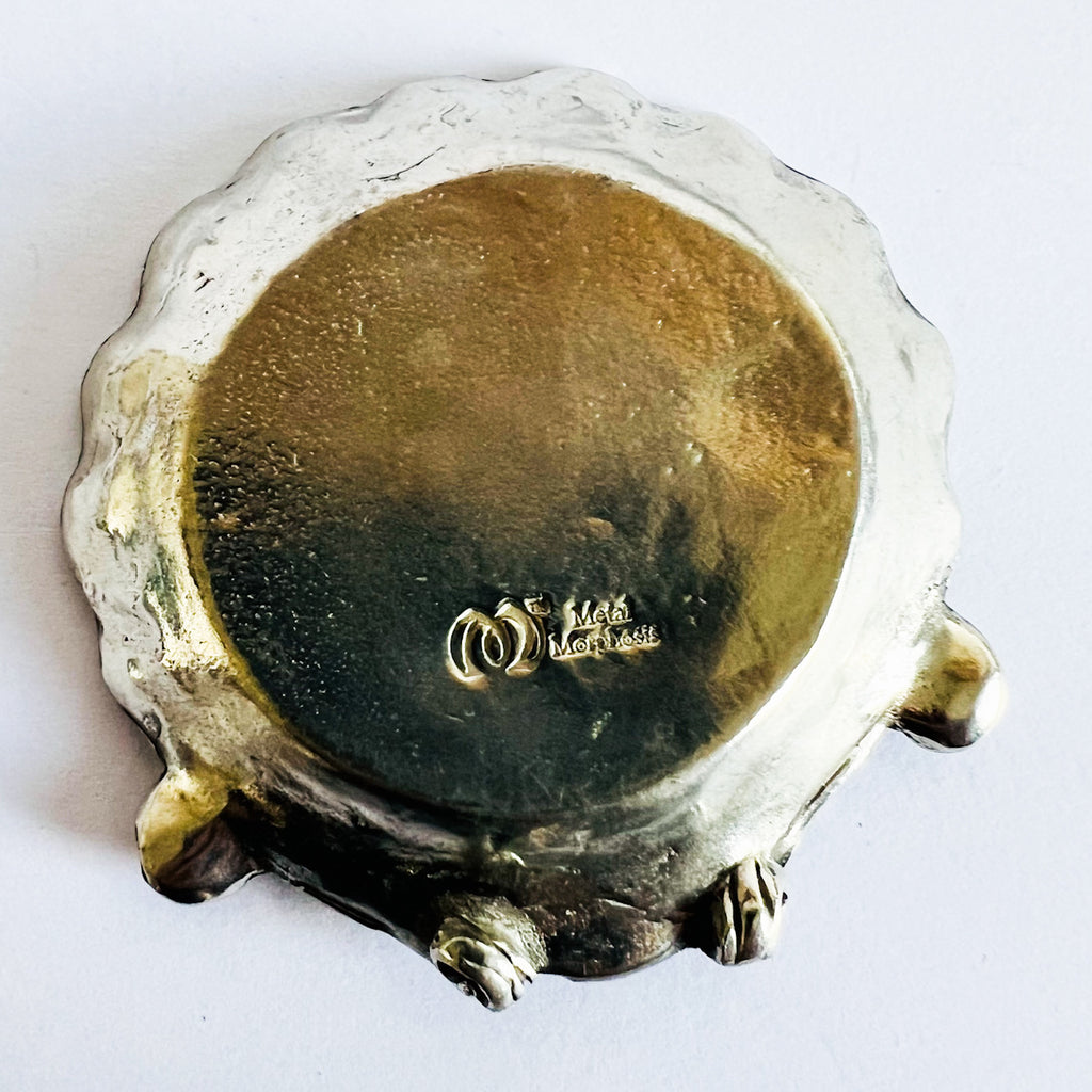 Metal Morphosis Shell Trinket Catchall Mini Dish