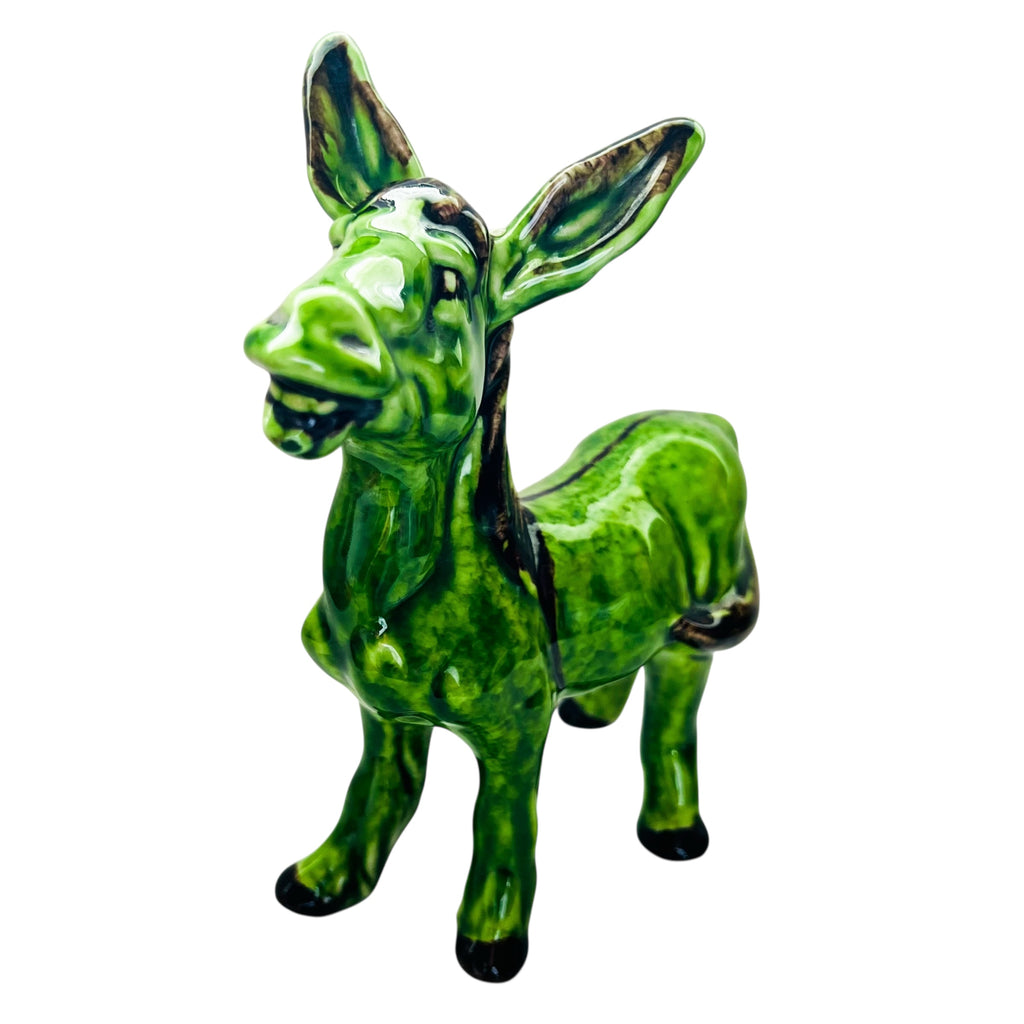 Vintage Italian Pottery Donkey Italy Figurine