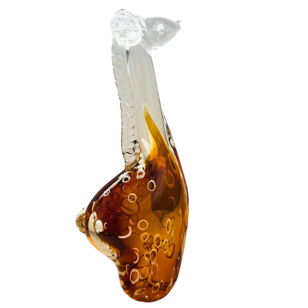 Fifth Avenue Crystal LTD Hand Blown Art Glass Giraffe